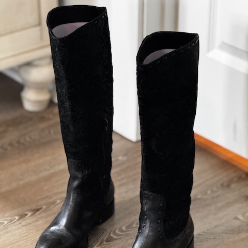 Johnston & Murphy black boots